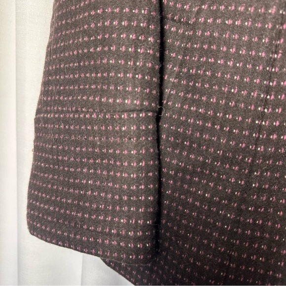 Banana Republic Wool Pea Coat Womens L Double-Breasted Preppy Academia Y2k 90s - Picture 7 of 15